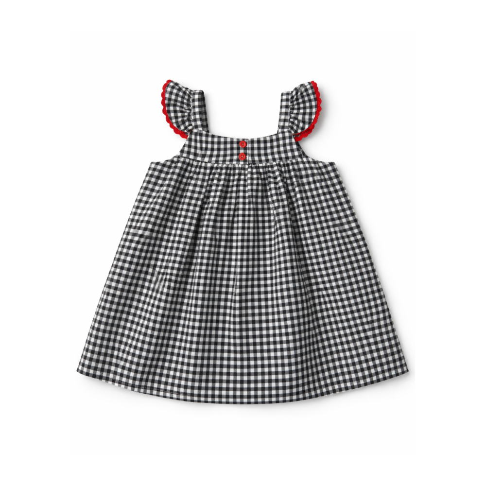 Strawberry black baby dress